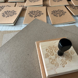Hand Stamped Notebook