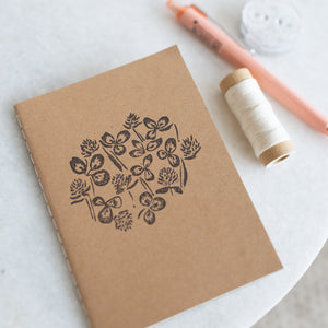 Hand Stamped Notebook