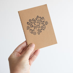 Hand Stamped Notebook