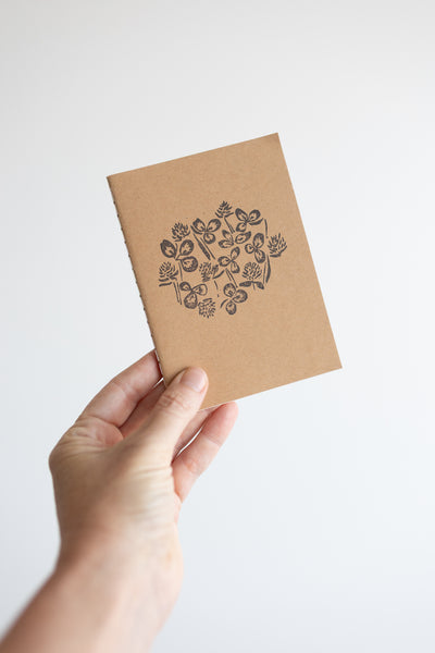 Hand Stamped Notebook