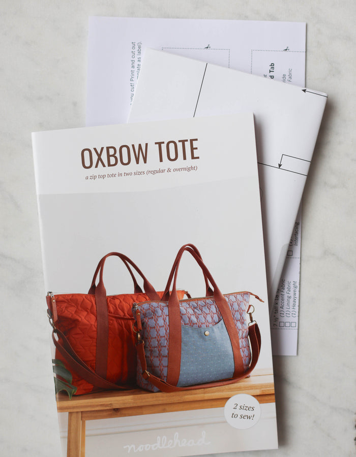 Oxbow Tote Pattern - Oxbow Tote Pattern