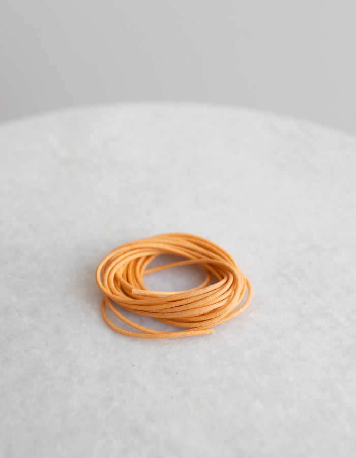 Waxed Cord - 3 yards - Color Tangerine