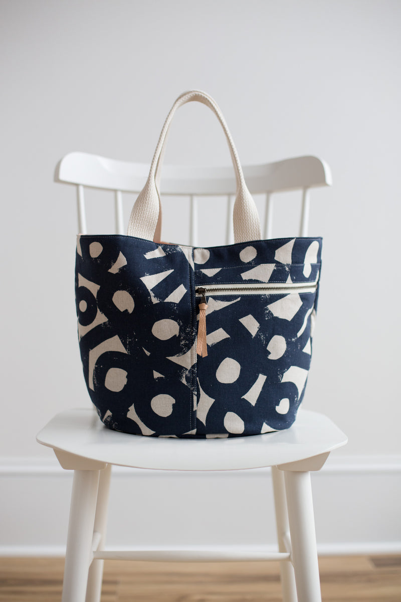 Heart Shaped Tote Bag Small Sewing Pattern Instant PDF Download 
