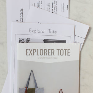 Explorer Tote PDF Pattern