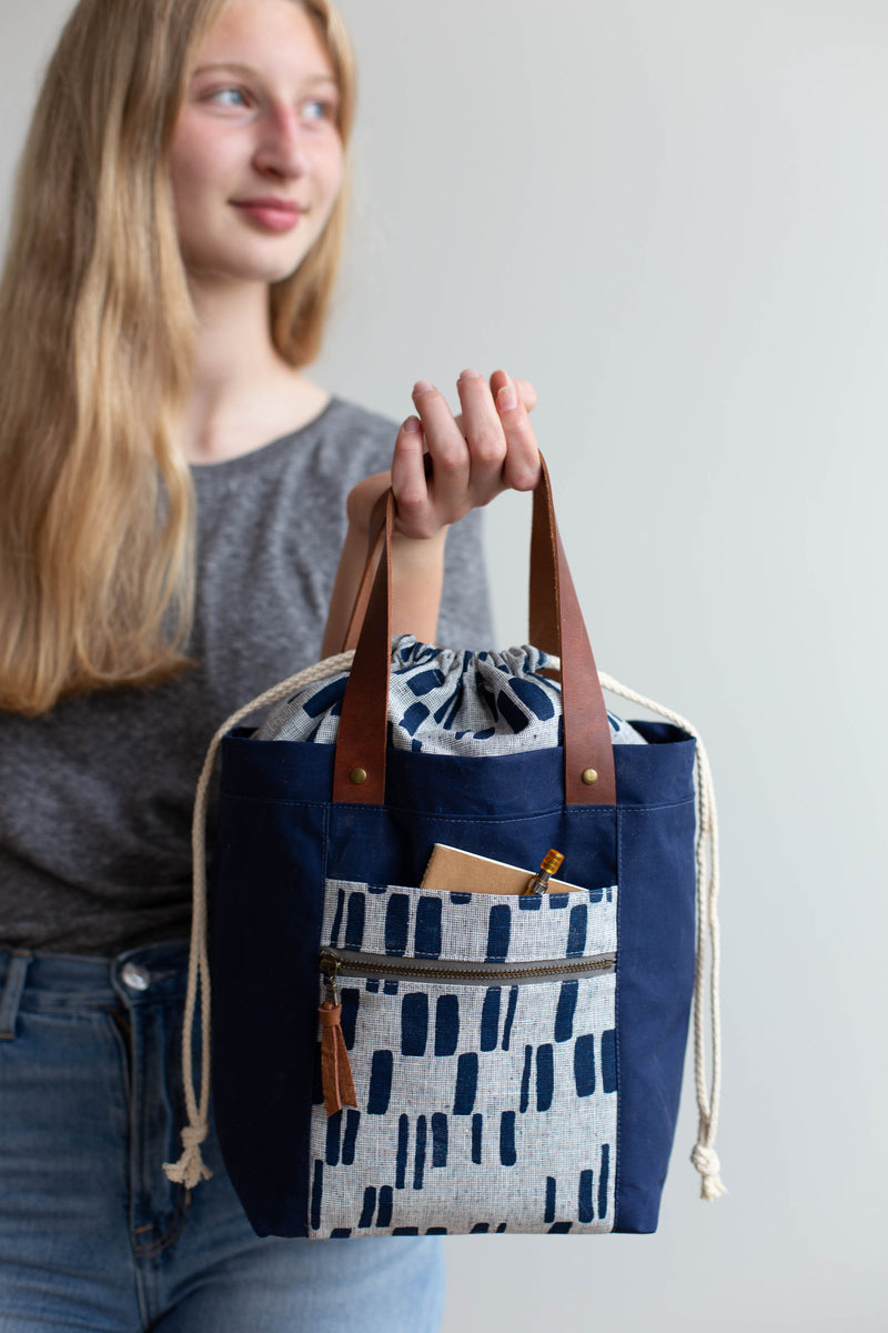 Rust Quilt Padded Tote Bag - Banyan Tree