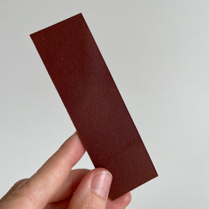 Leather Piece for Minimalist Wallet Snap Tab