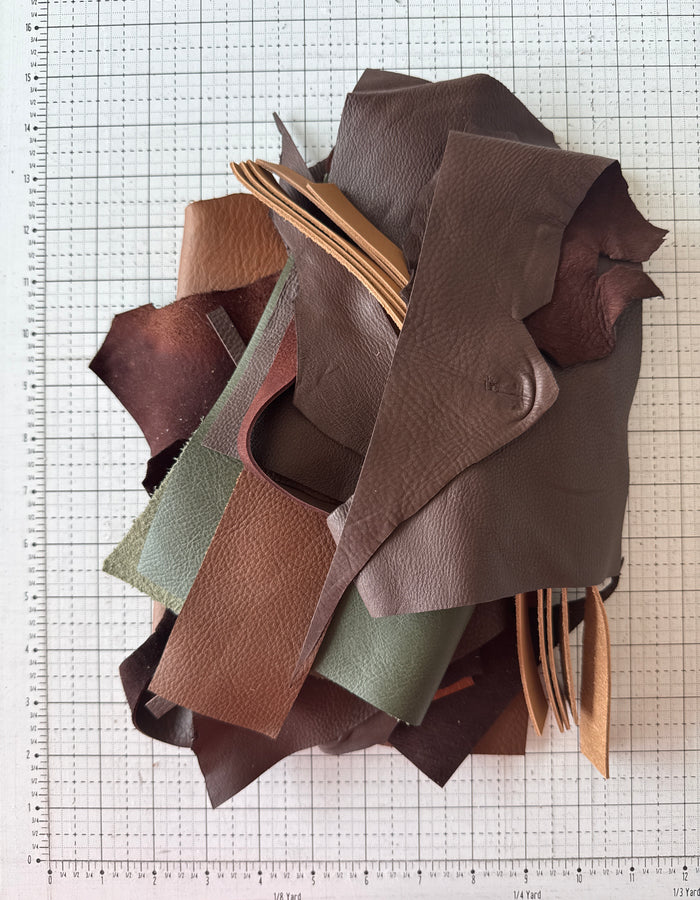 Leather Scrap Pack - Small Pieces - Leather Scrap Pack - Small Pieces 