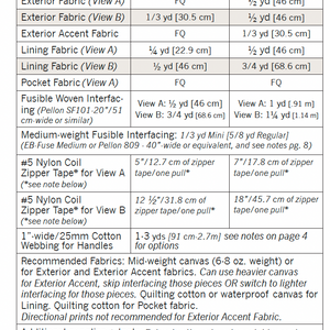Fieldstone Tote Pattern