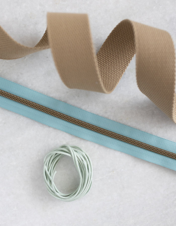 Aquatic - #5 Bronze Nylon Zipper Tape - Aquatic - #5 Bronze Nylon Zipper Tape