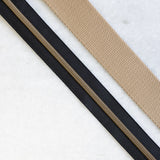 Black - #5 Bronze Nylon Zipper Tape