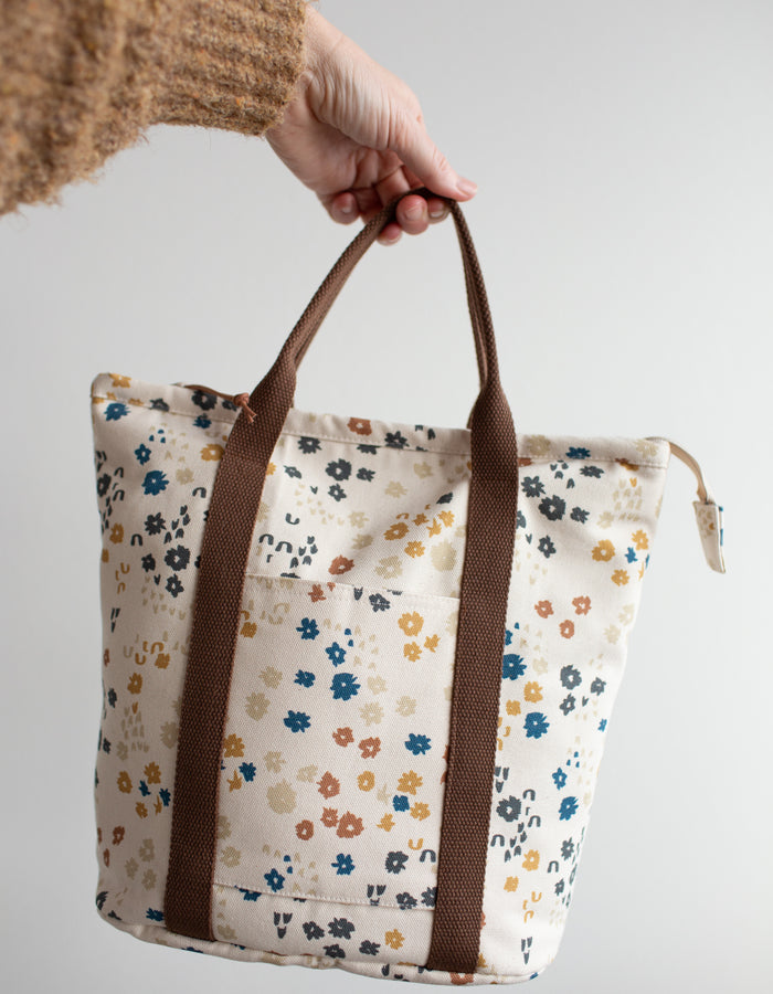 Riverbend Big Sur Canvas PRE-CUT YARD - Color Riverbend Big Sur Buckthorn Tote