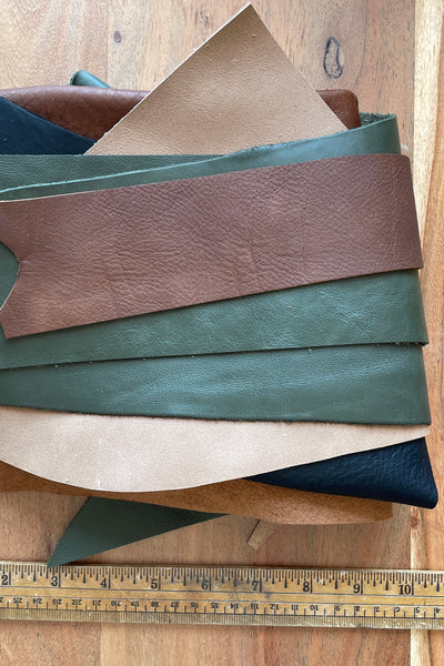 Leather Scrap Pack - Project Pieces