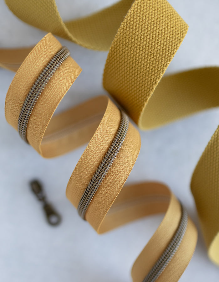 Monster Snot - #5 Bronze Nylon Zipper Tape - Monster Snot - #5 Bronze Nylon Zipper Tape