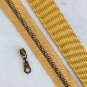 Monster Snot - #5 Bronze Nylon Zipper Tape