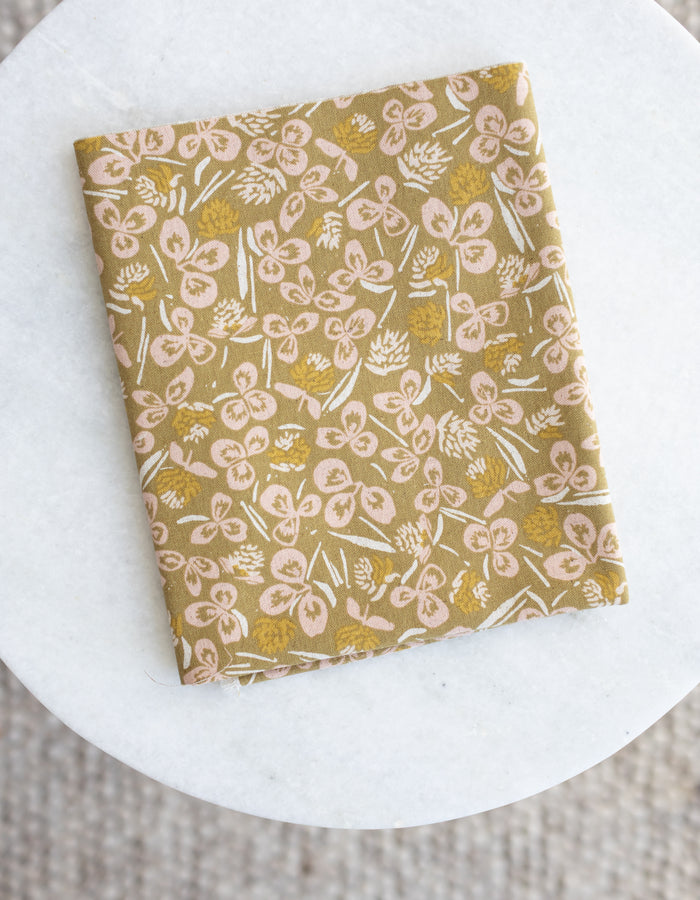 Orchard Run PRE-CUT HALF YARD - Color Clover in Taupe