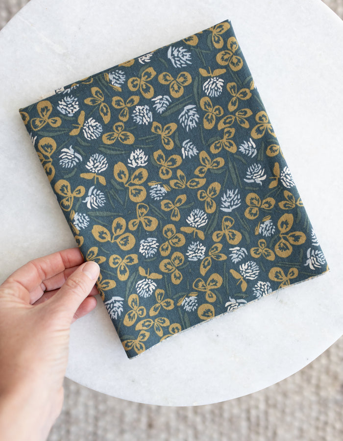 Orchard Run PRE-CUT HALF YARD - Color Clover in Blue Green