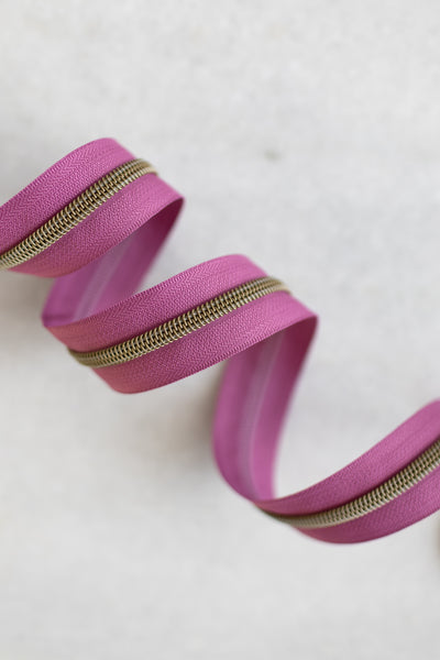 Orchid - #5 Bronze Nylon Zipper Tape