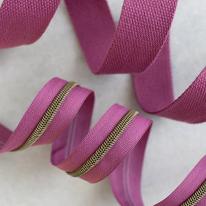 Orchid - #5 Bronze Nylon Zipper Tape