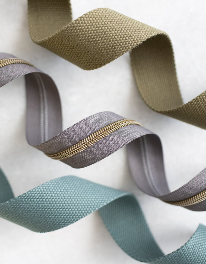 Otter - #5 Bronze Nylon Zipper Tape - Otter - #5 Bronze Nylon Zipper Tape