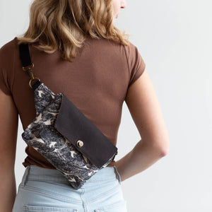 Leopard Pattern Fanny Pack, Fashion Faux Leather Belt Bag, Women's