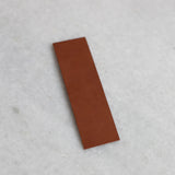 Leather Piece for Minimalist Wallet Snap Tab