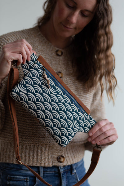 No-Sew Leather Envelope Clutch Tutorial - see kate sew