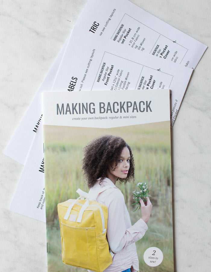 Making Backpack Pattern (with Mini size!) - Making Backpack Pattern (with Mini size!)