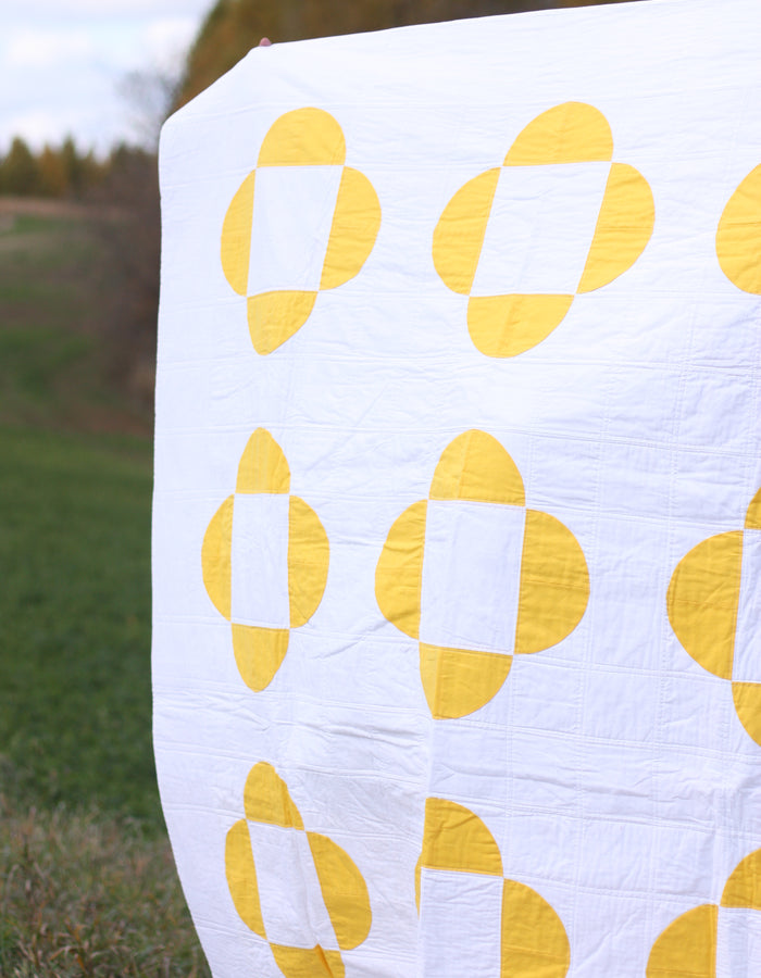 Sunny Side Up Quilt & Pillow PDF Pattern - Sunny Side Up Quilt & Pillow PDF Pattern