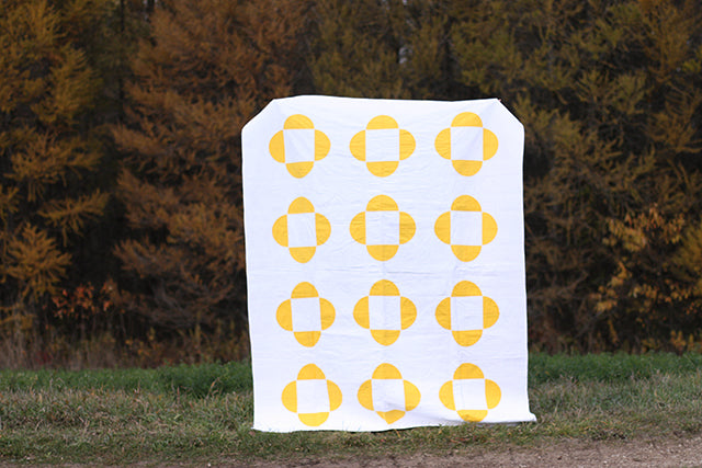 Sunny Side Up Quilt & Pillow PDF Pattern - Sunny Side Up Quilt & Pillow PDF Pattern